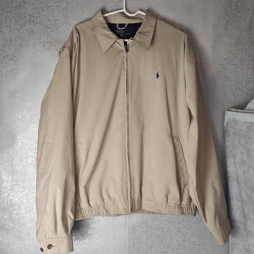 Ralph Lauren Men's Beige Harrington Jacket